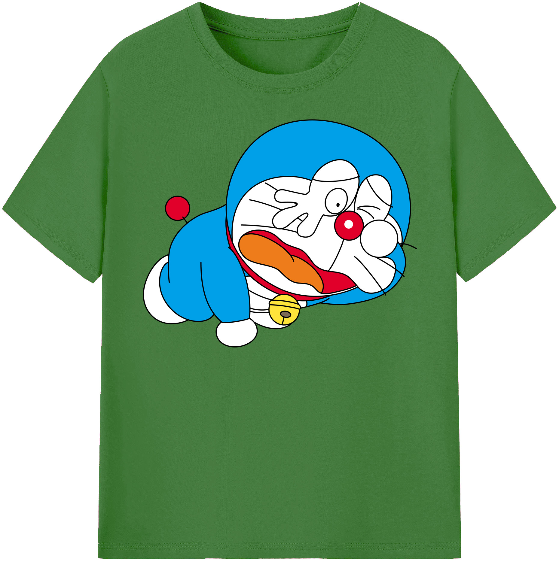 （画像用） ドラえもん Doraemon レディースカジュアルプリントTシャツ（綿100％）